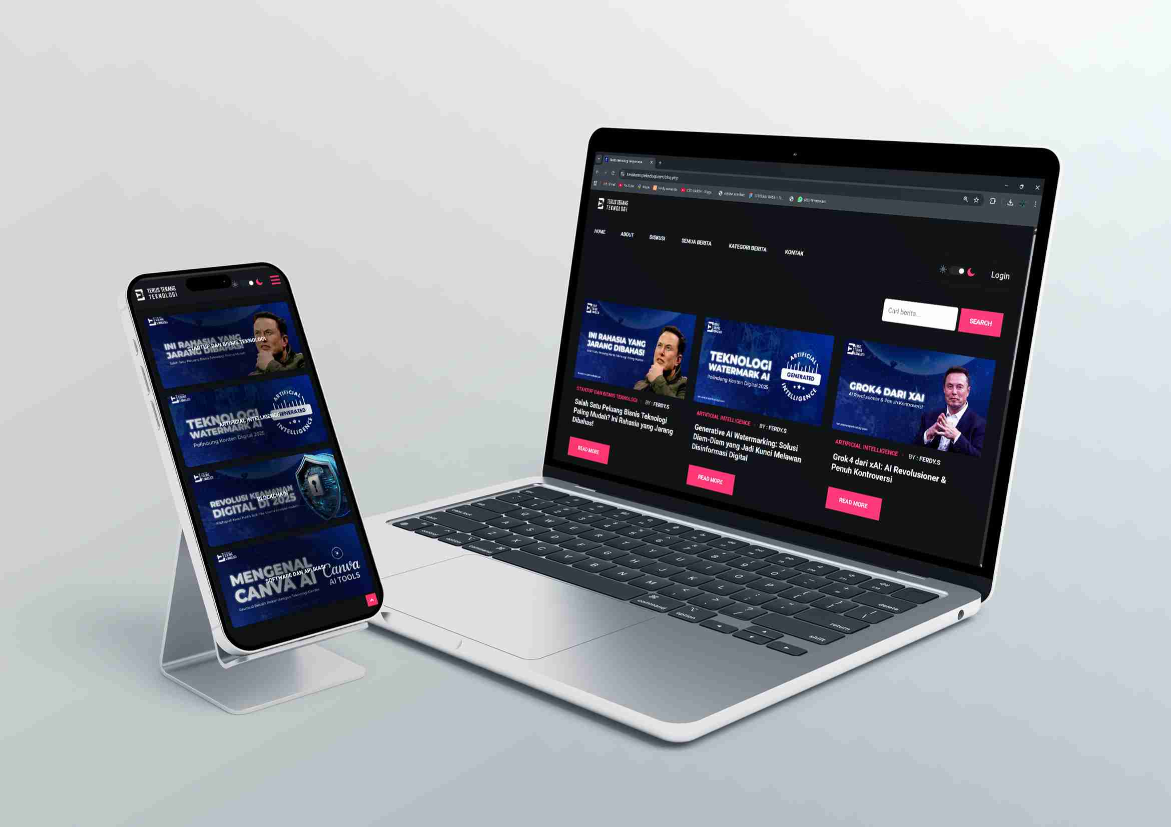 Website Portal Berita Teknologi