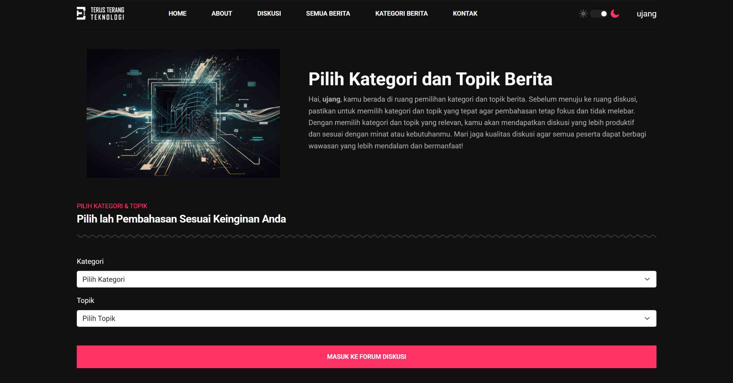Website Portal Berita Teknologi preview 3