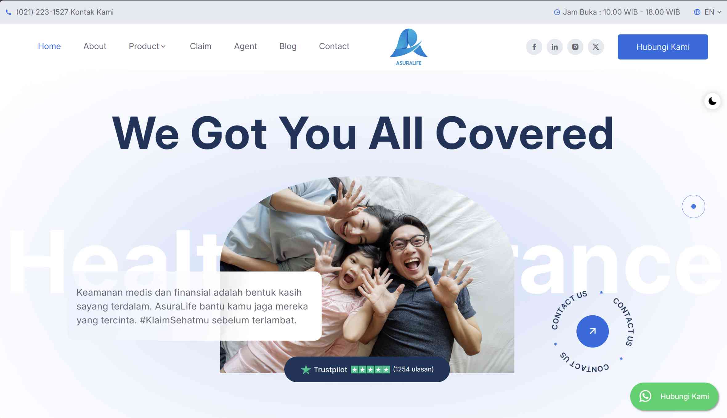 Website Company Profile Asuransi preview 2