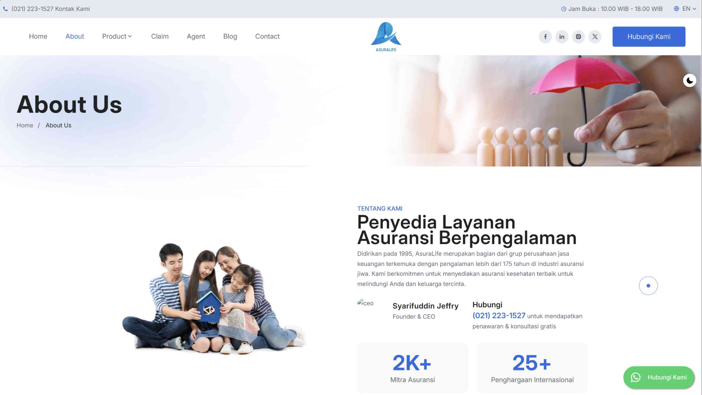 Website Company Profile Asuransi preview 3
