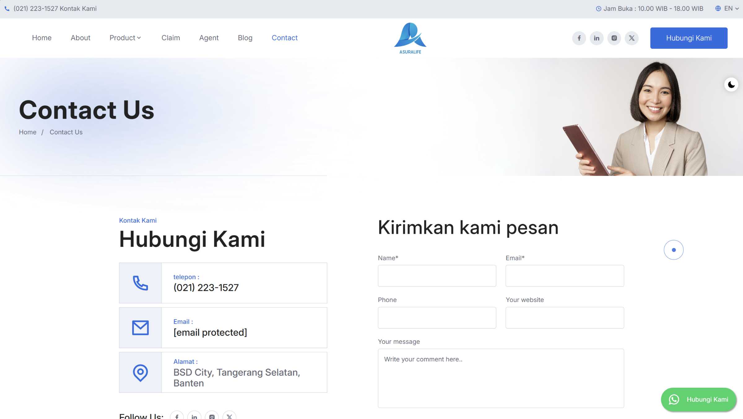 Website Company Profile Asuransi preview 6