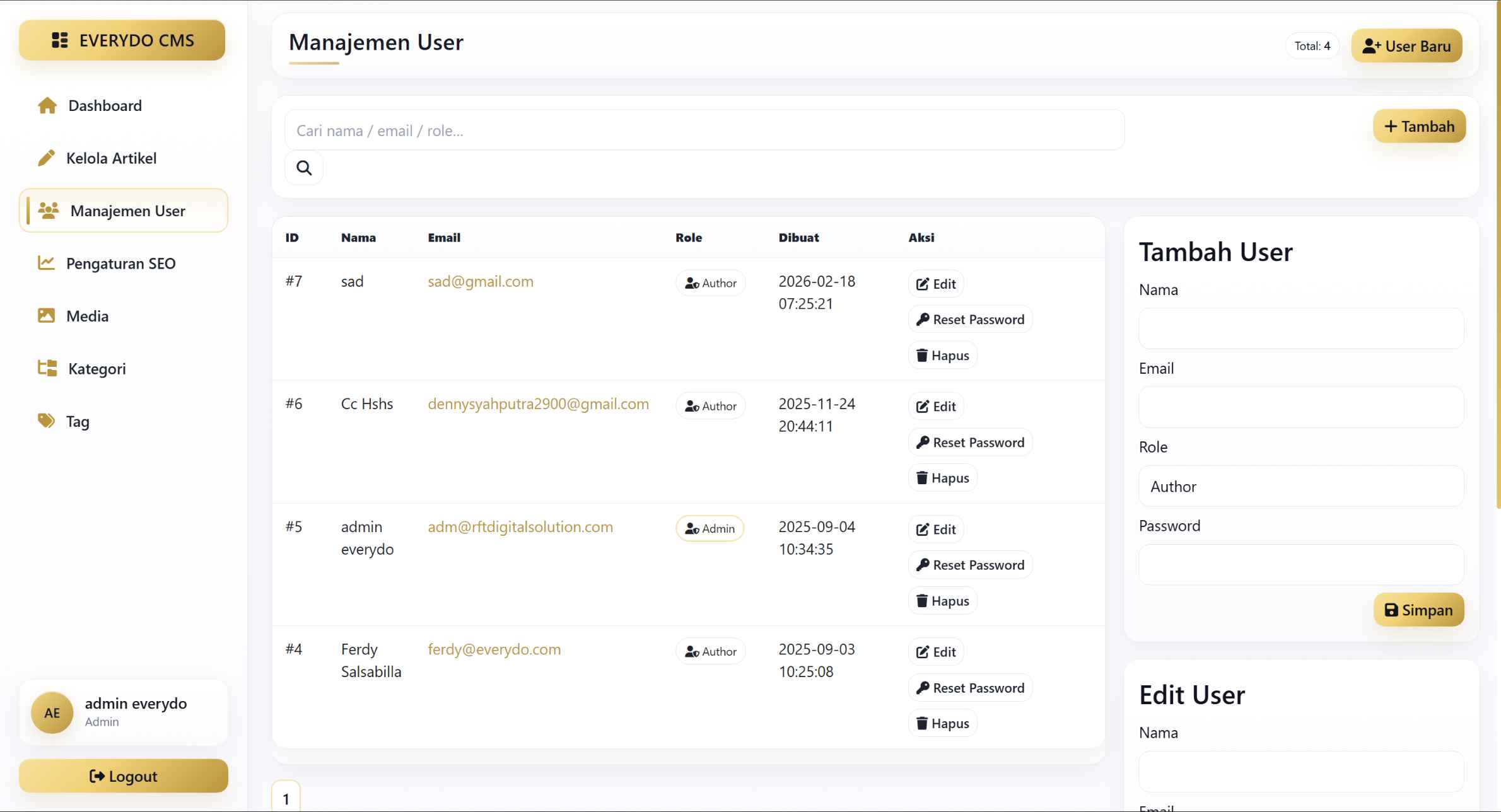 Everydo - Content Management System preview 5