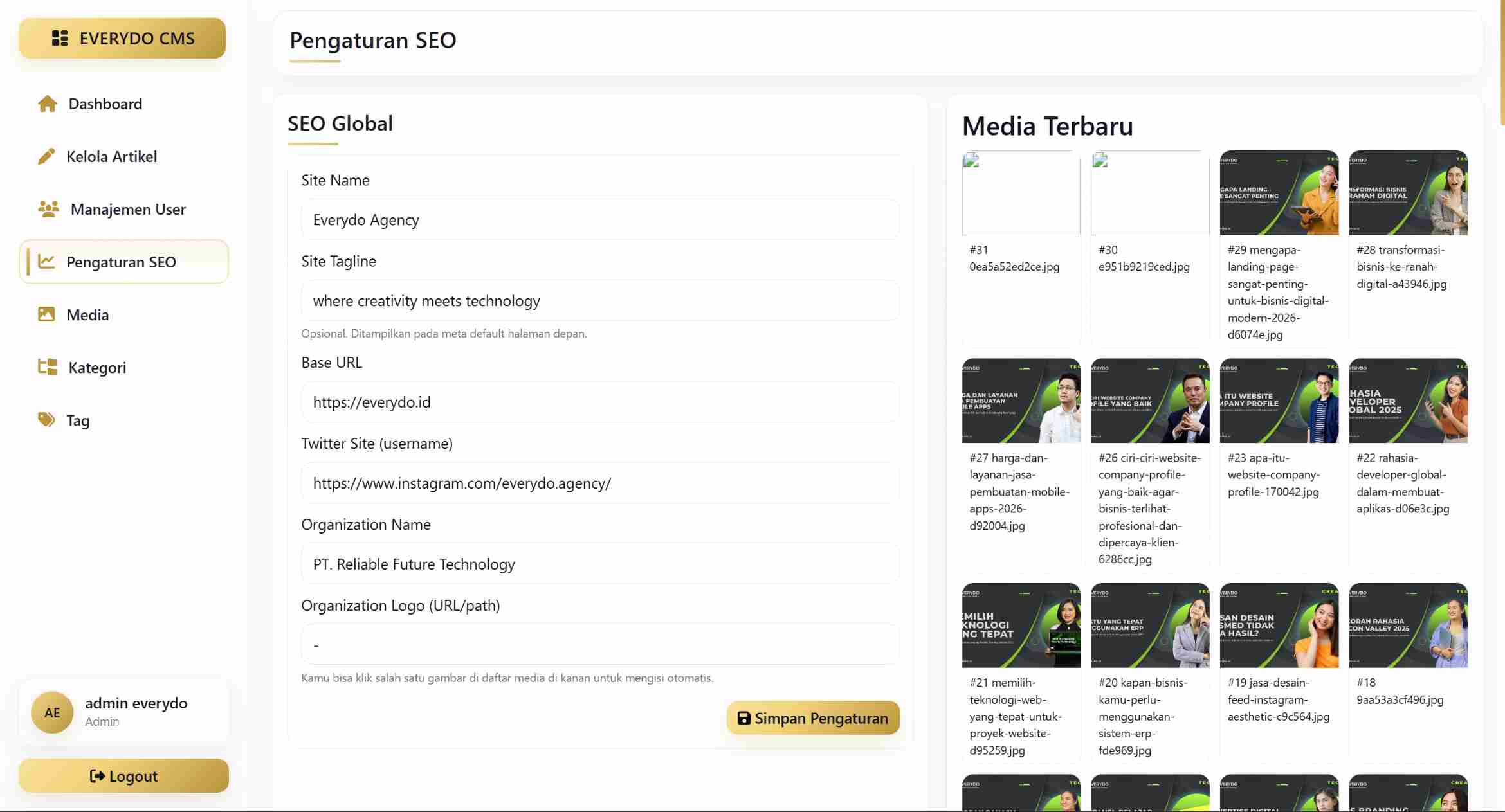 Everydo - Content Management System preview 6