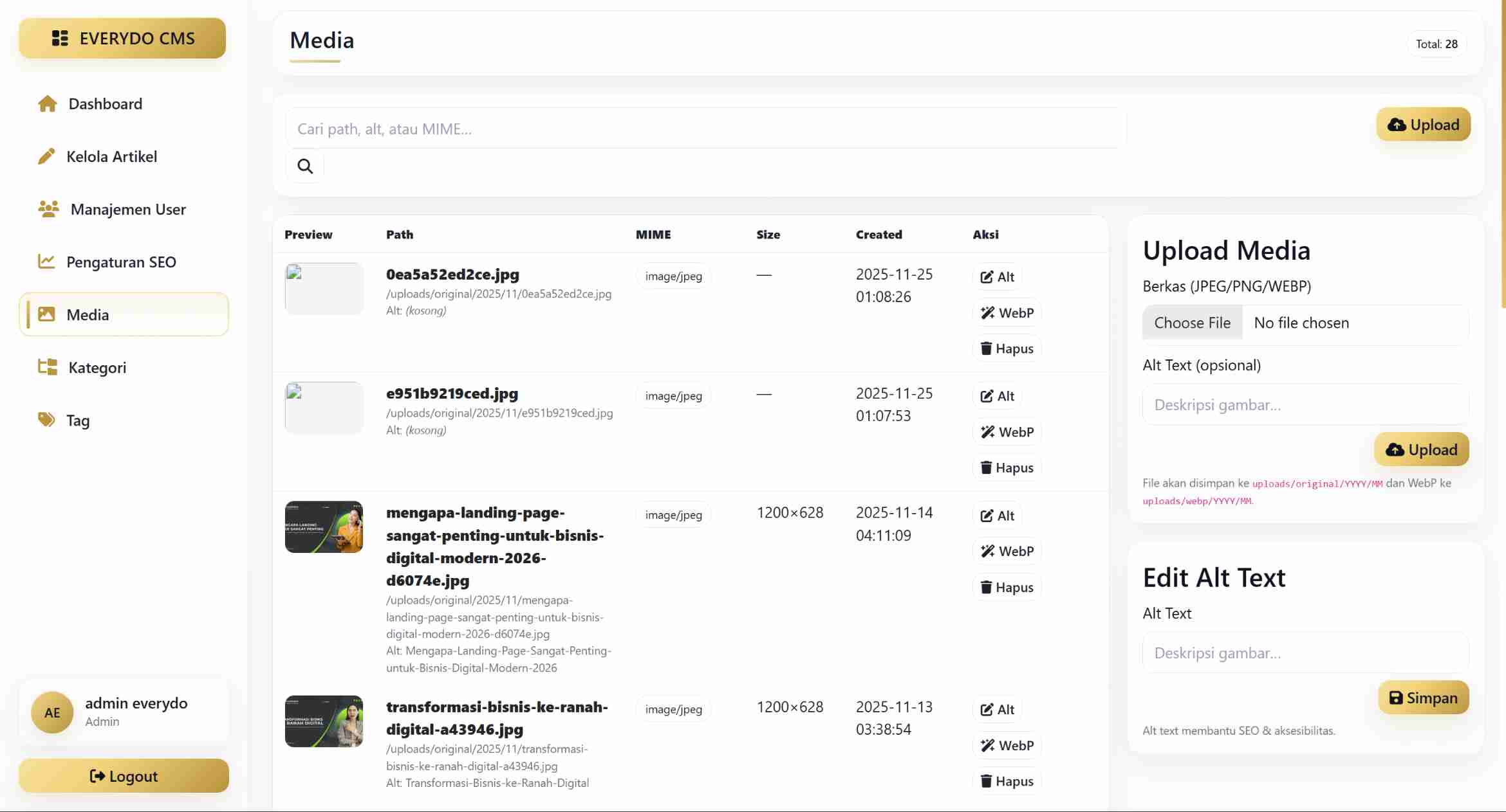 Everydo - Content Management System preview 7