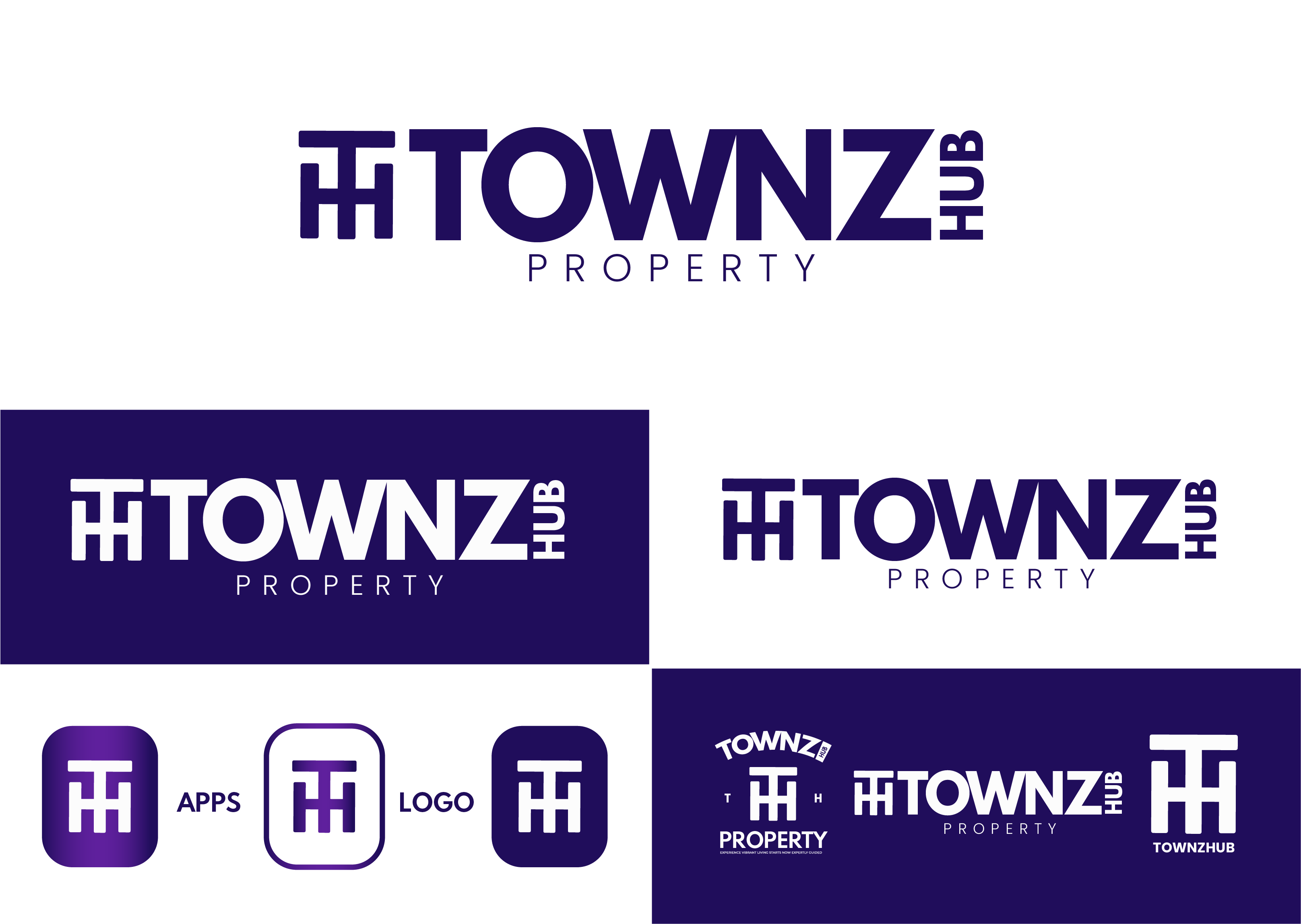 Townzhub Property Brand Identity preview 2