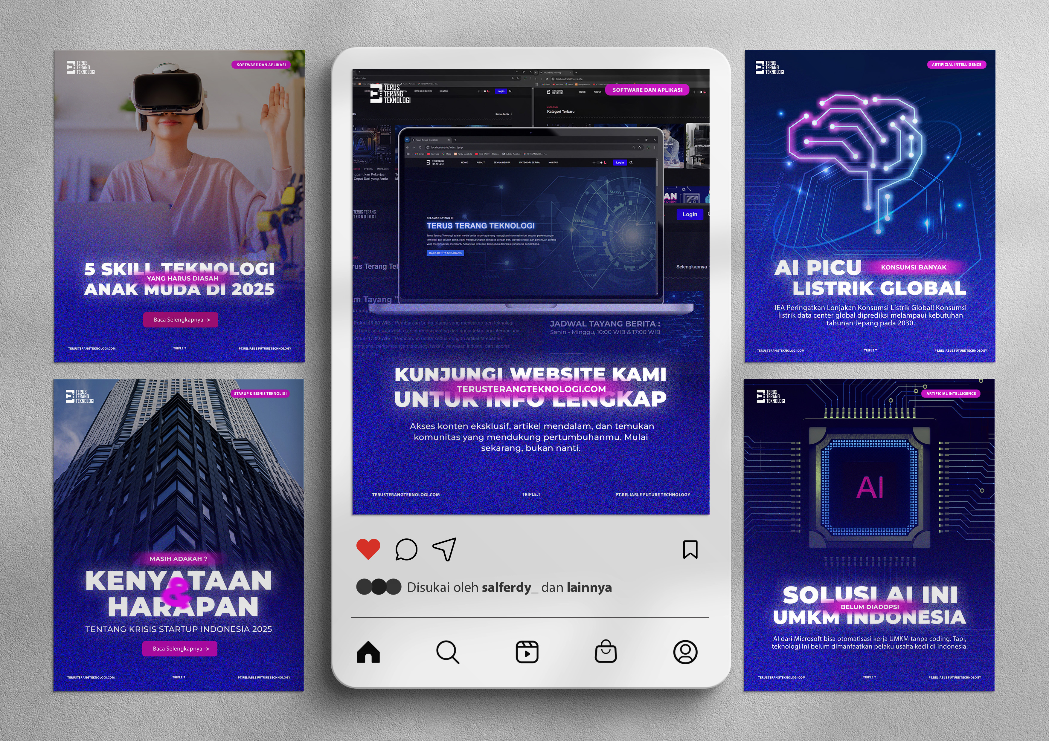 Social Media Design - Terus Terang Teknologi preview 2