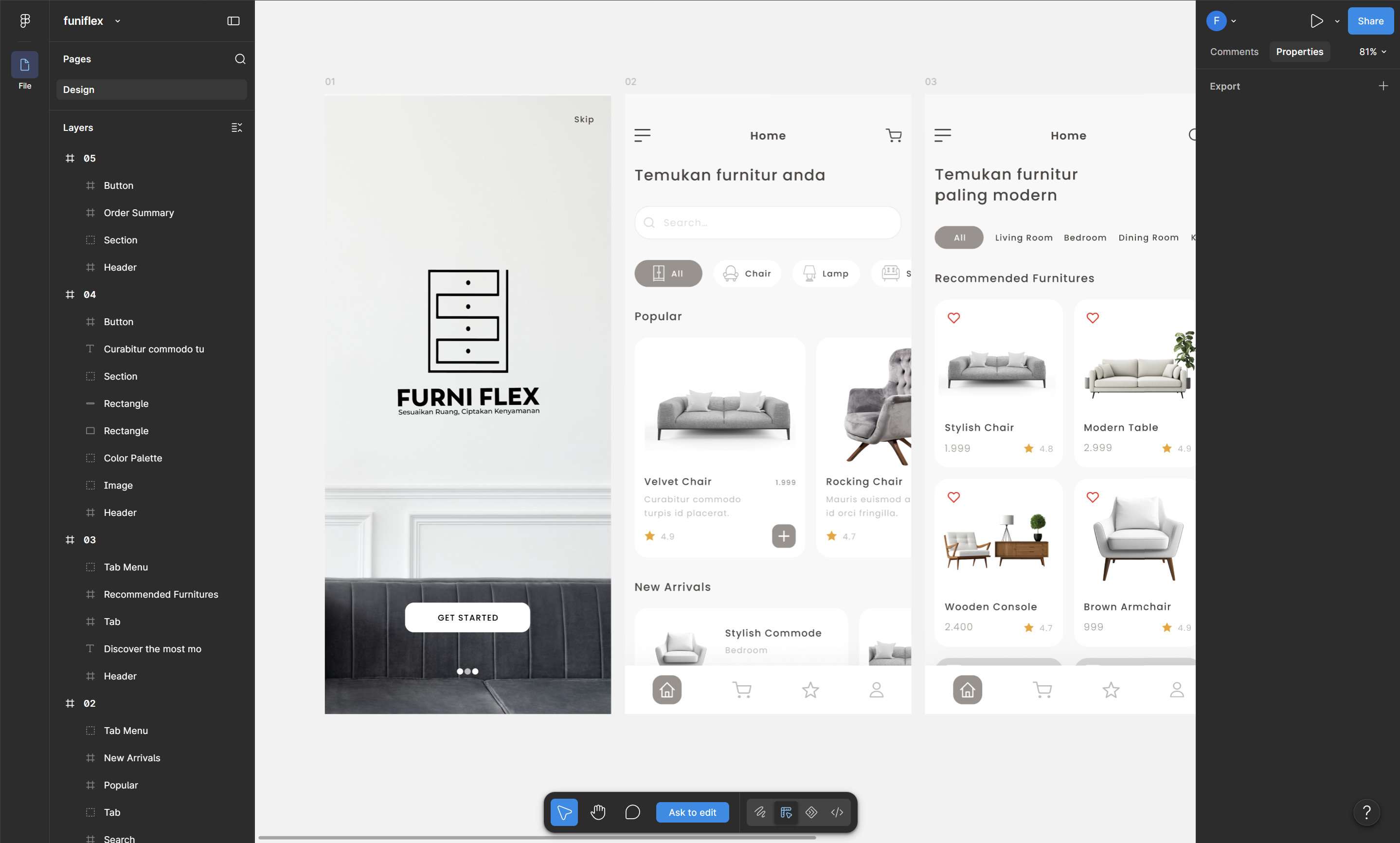 Furni Flex Mobile App preview 2