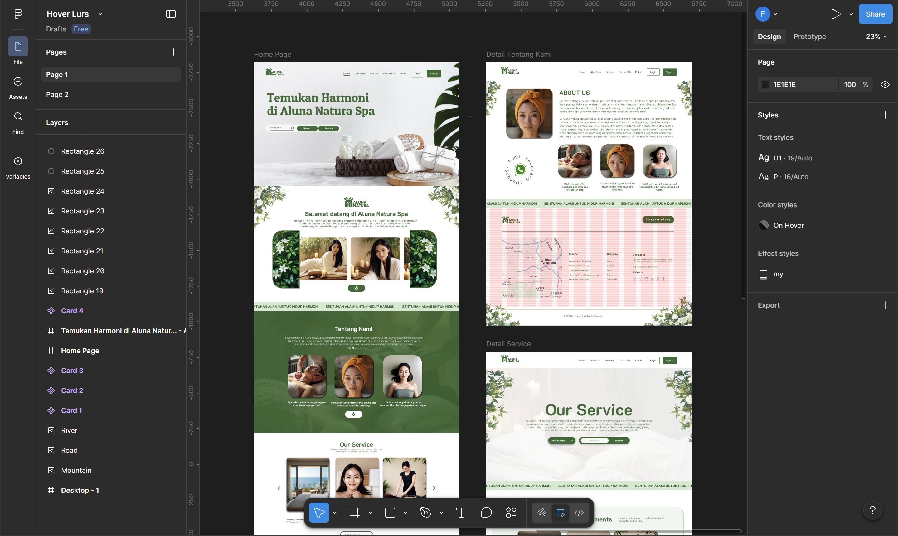 Aluna Natura Spa Website preview 3