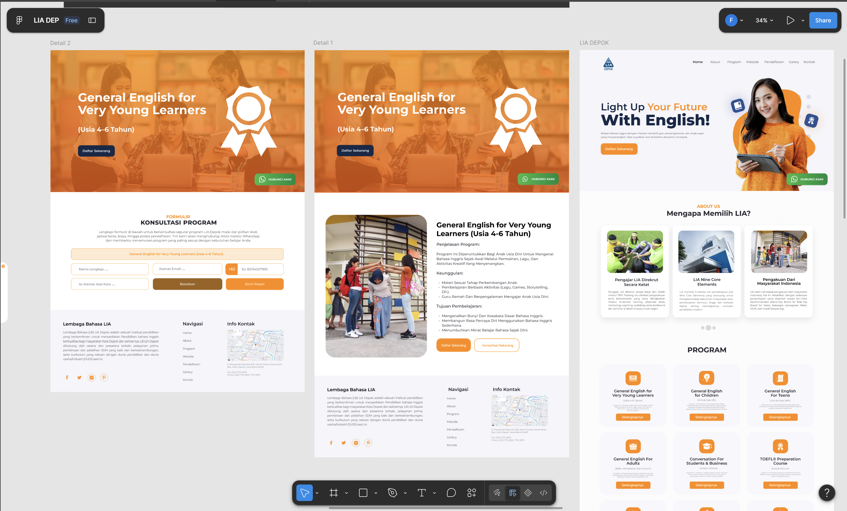 LIA Depok Website preview 3
