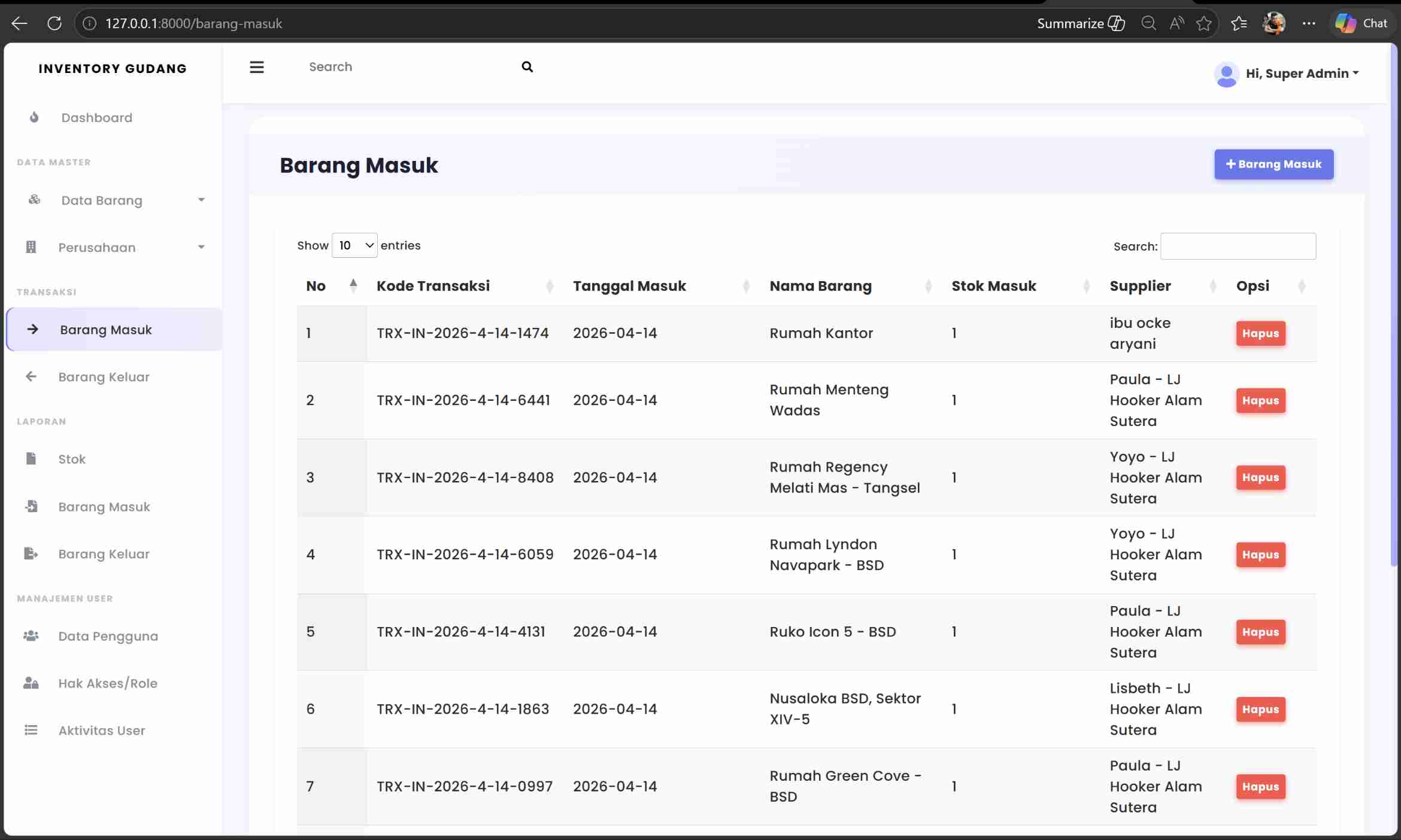 Inventory Management System preview 8