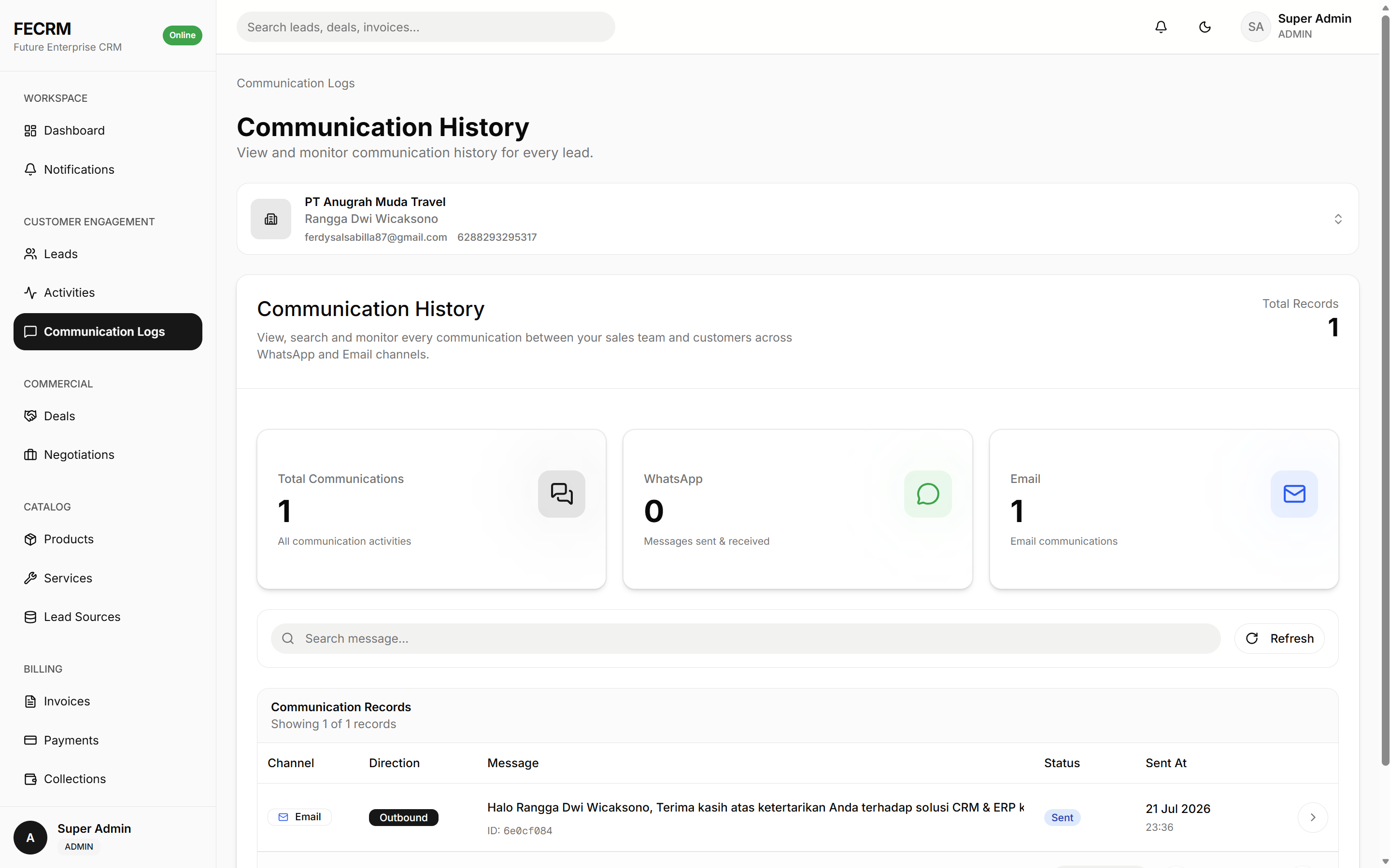 Future Enterprise CRM preview 9