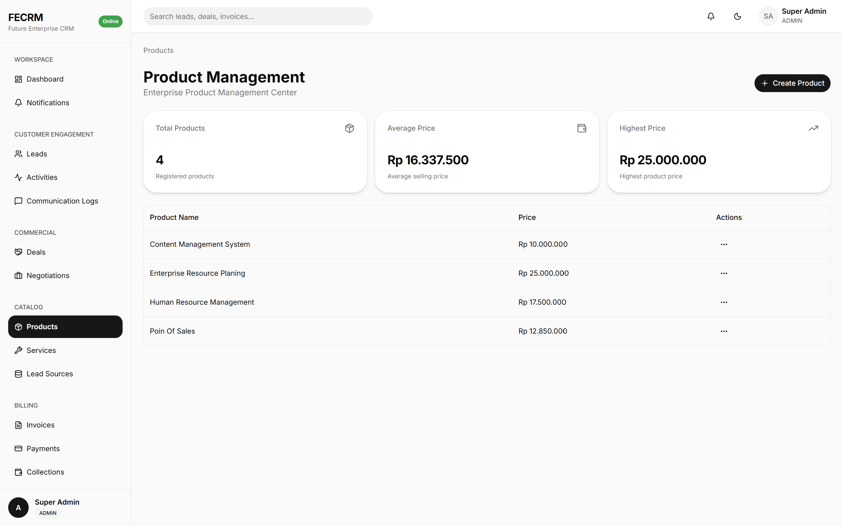 Future Enterprise CRM preview 13