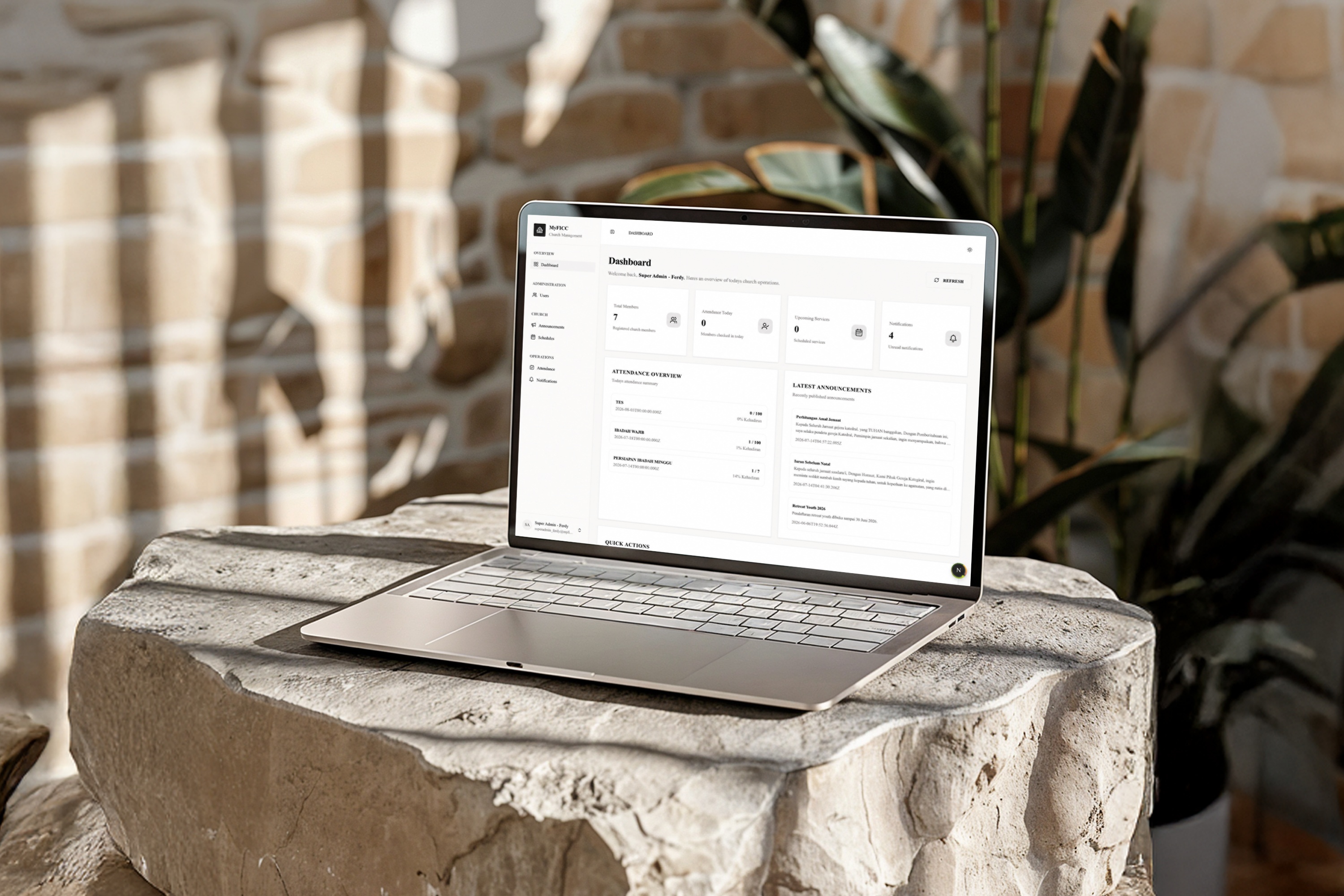MyFICC - Church Management System preview 5