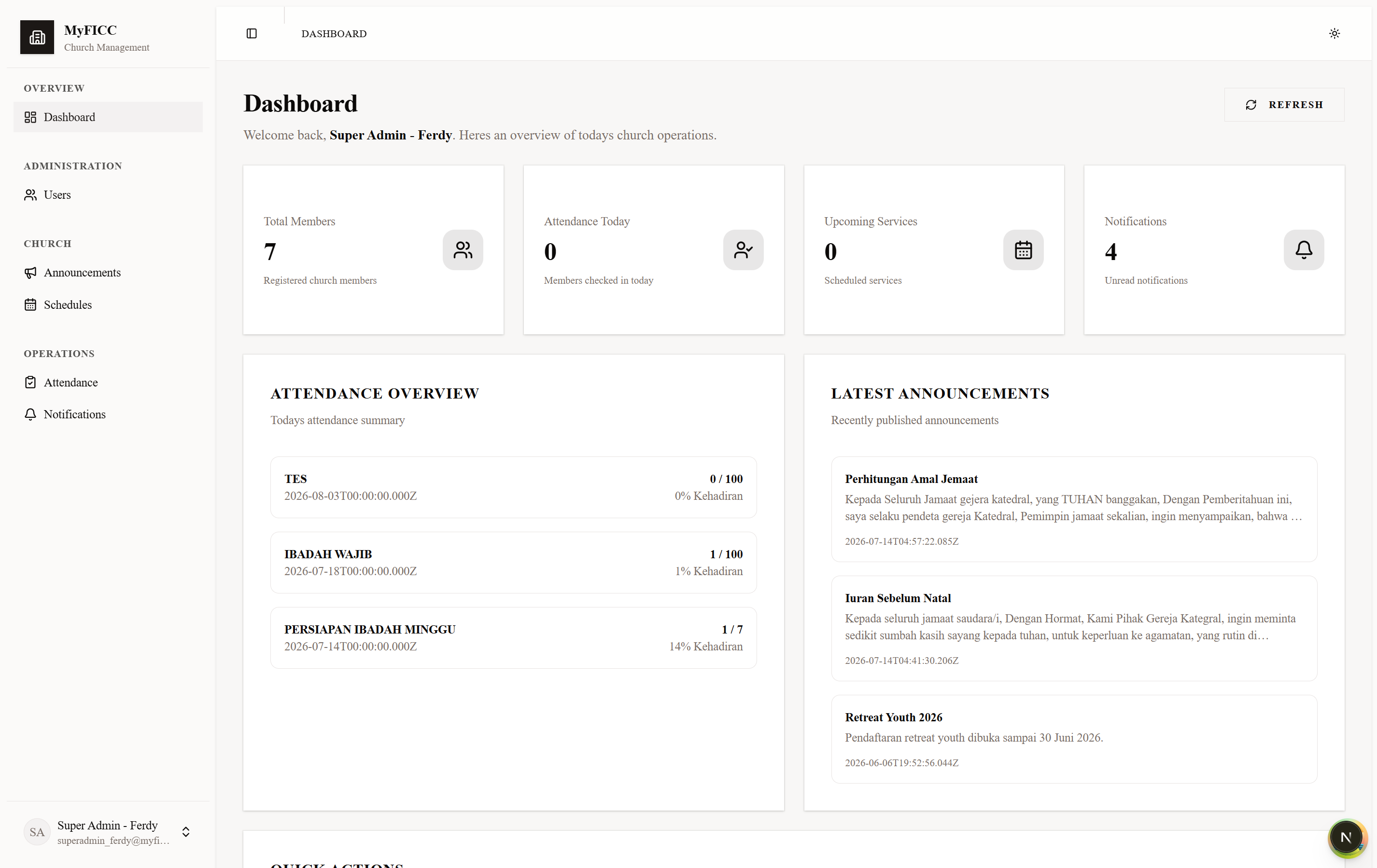 MyFICC - Church Management System preview 7