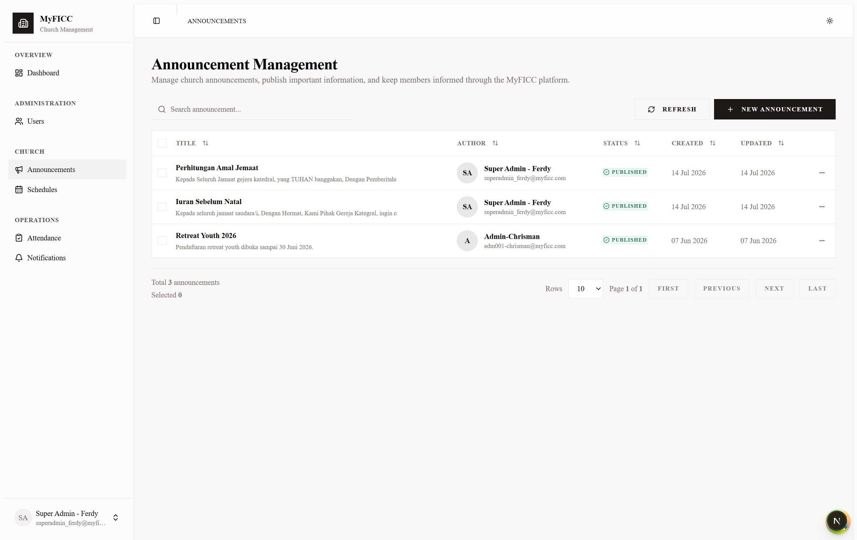 MyFICC - Church Management System preview 9