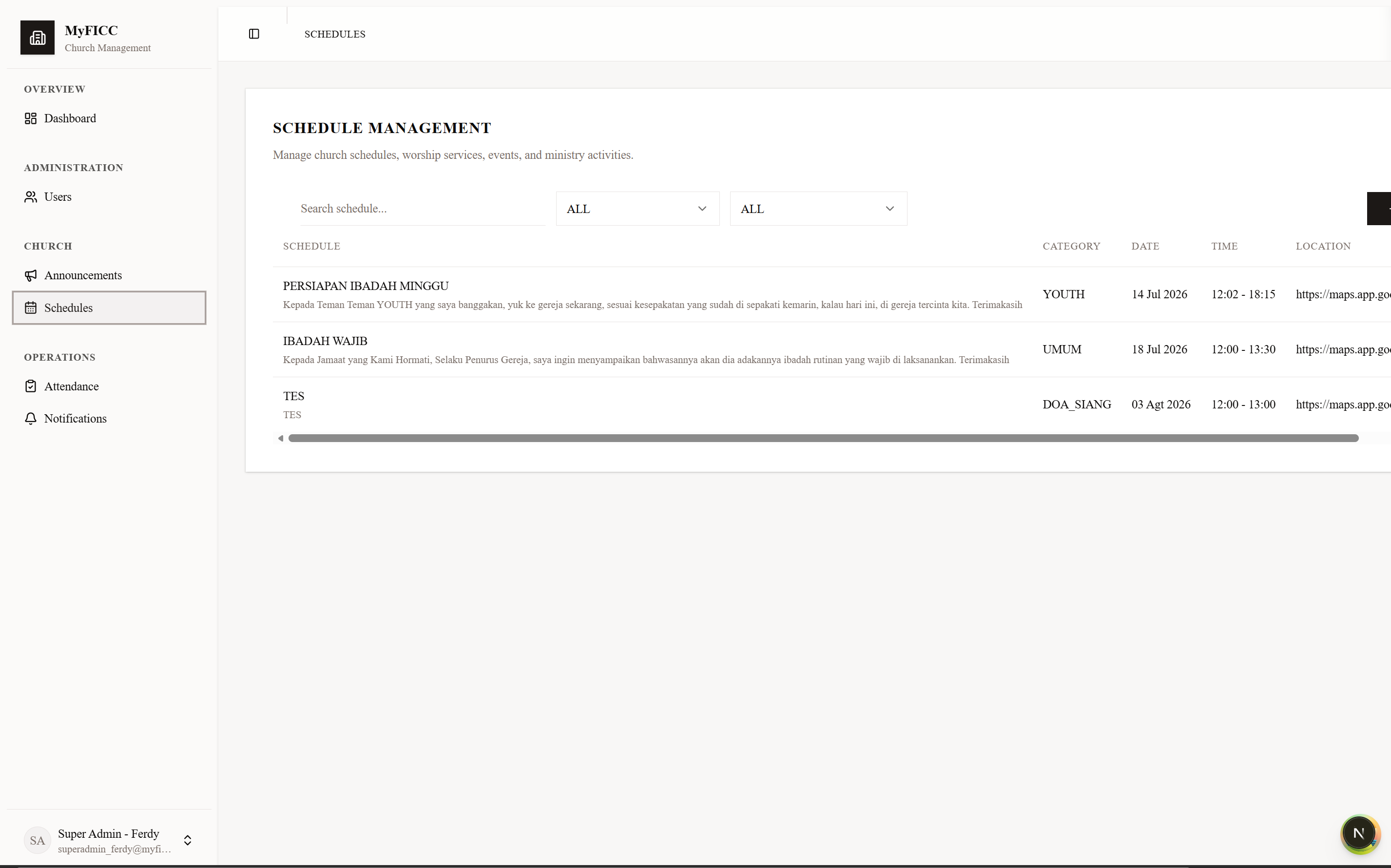 MyFICC - Church Management System preview 10