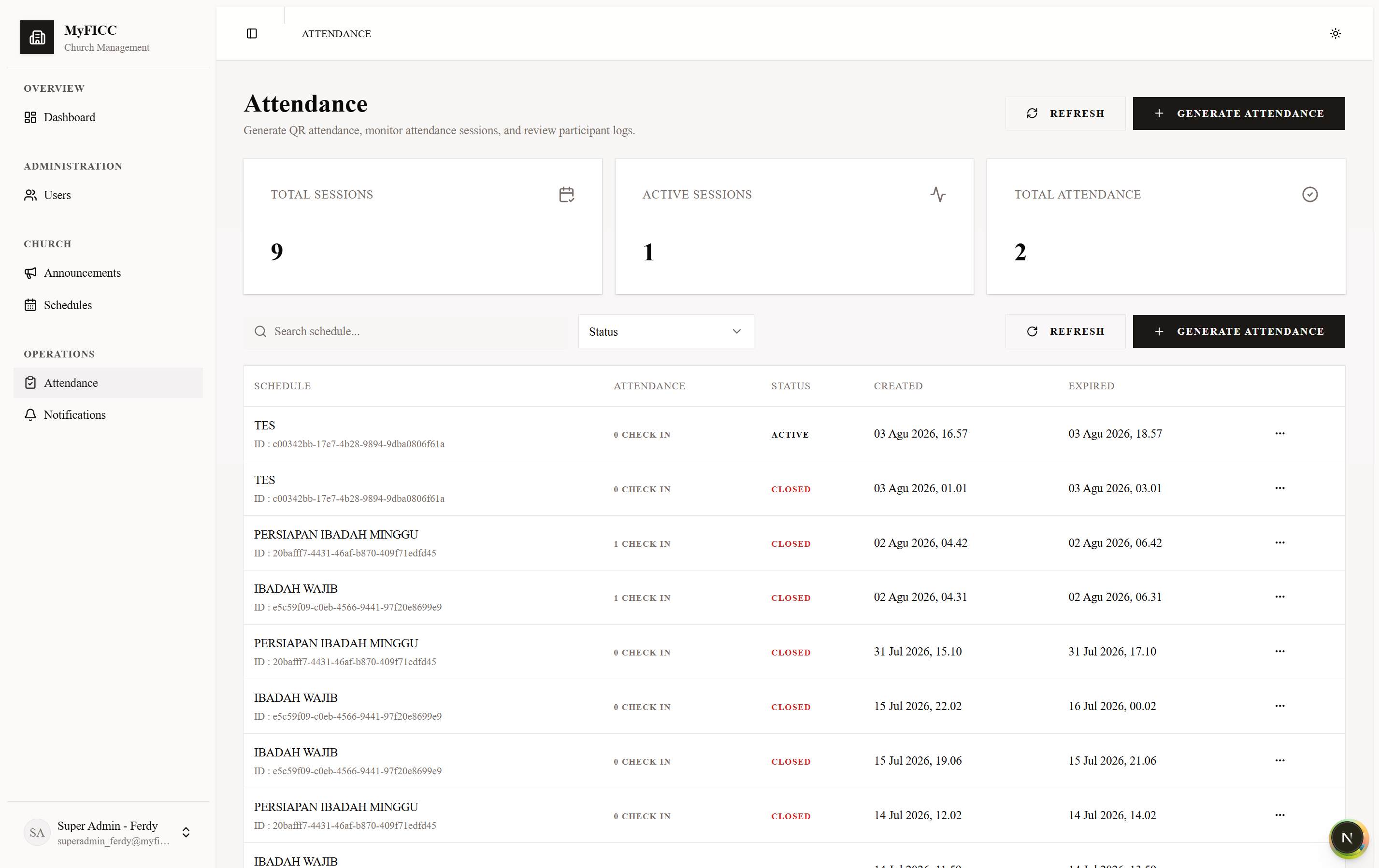 MyFICC - Church Management System preview 11