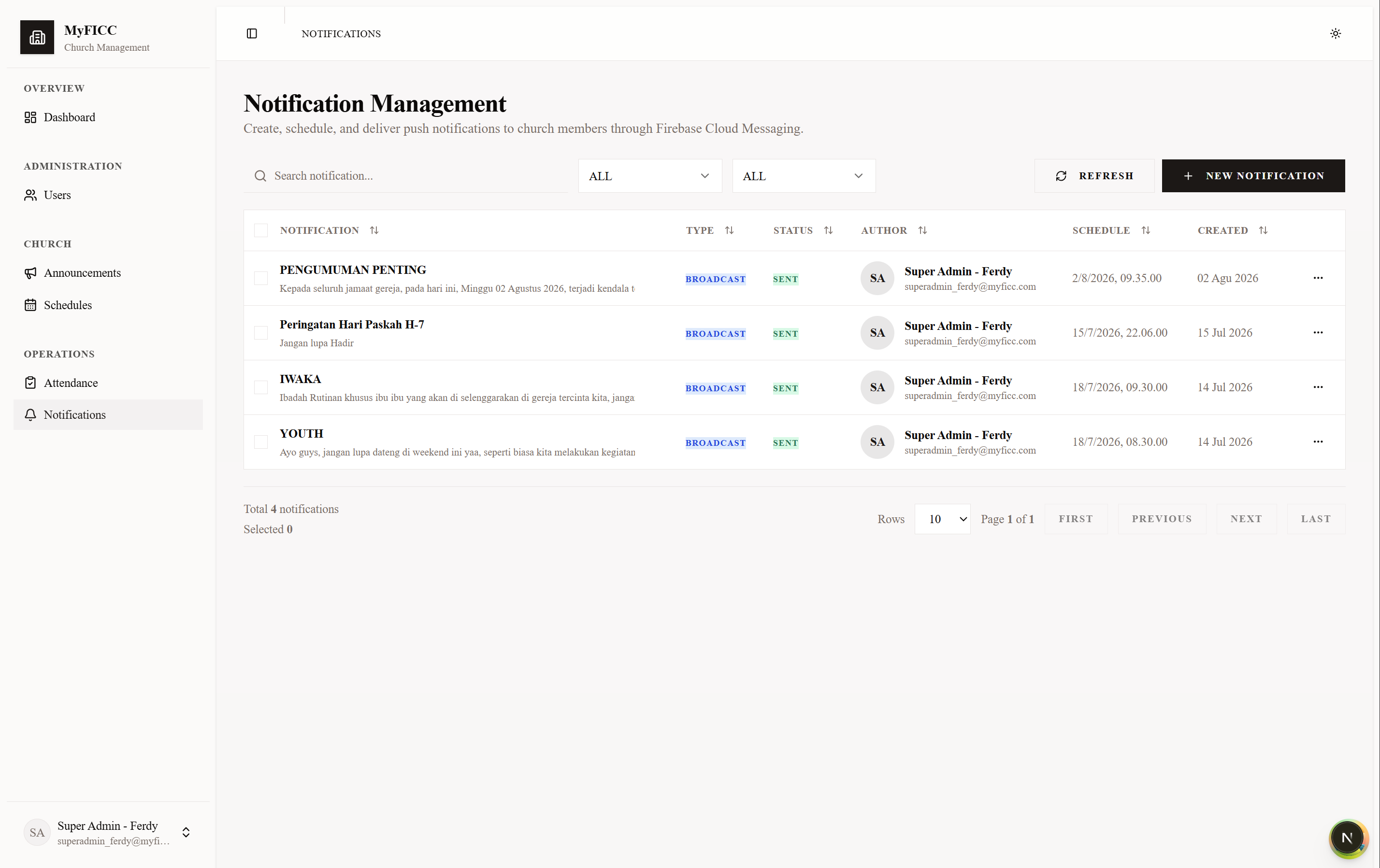 MyFICC - Church Management System preview 12