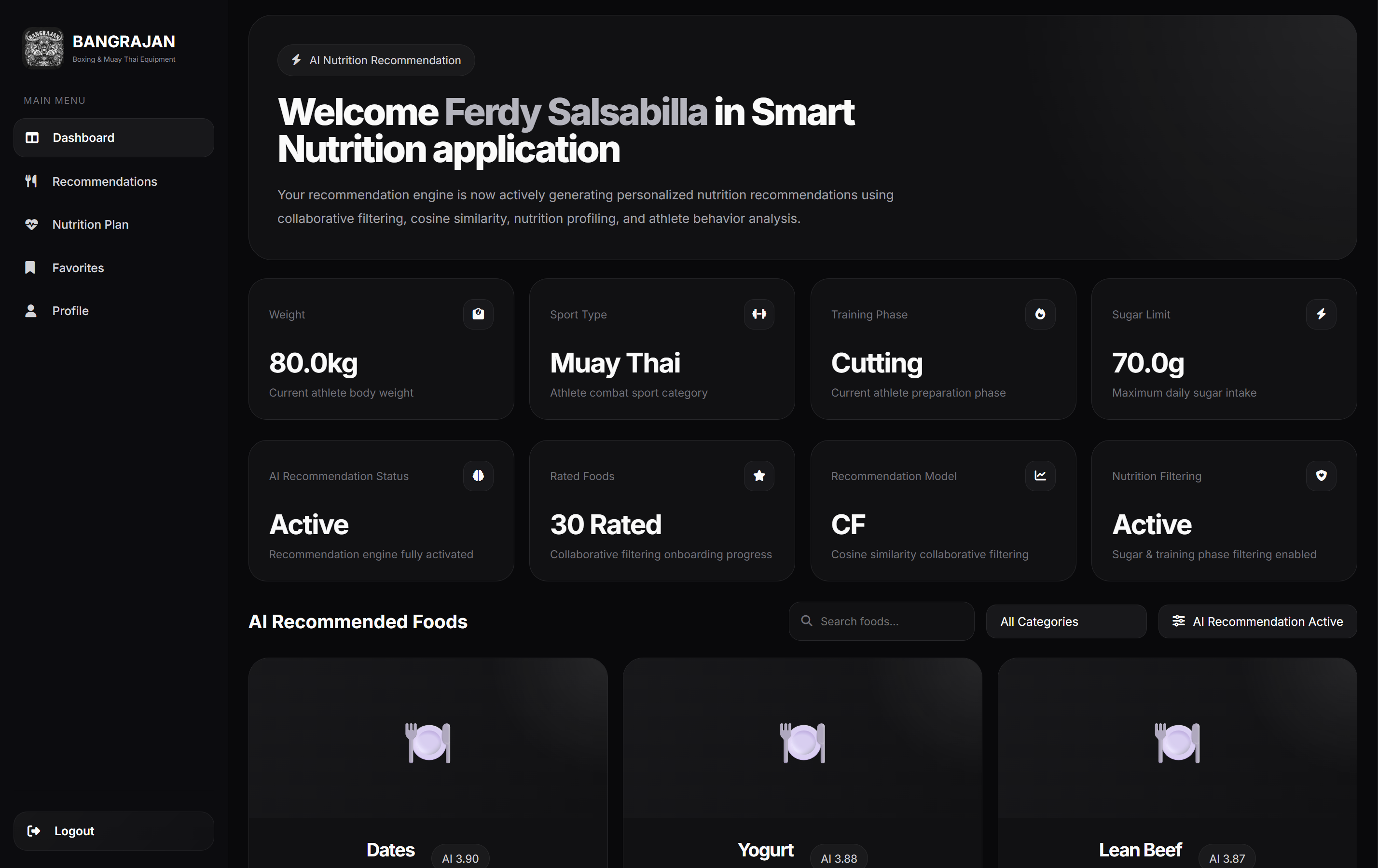 Smart Nutrition AI Platform preview 3