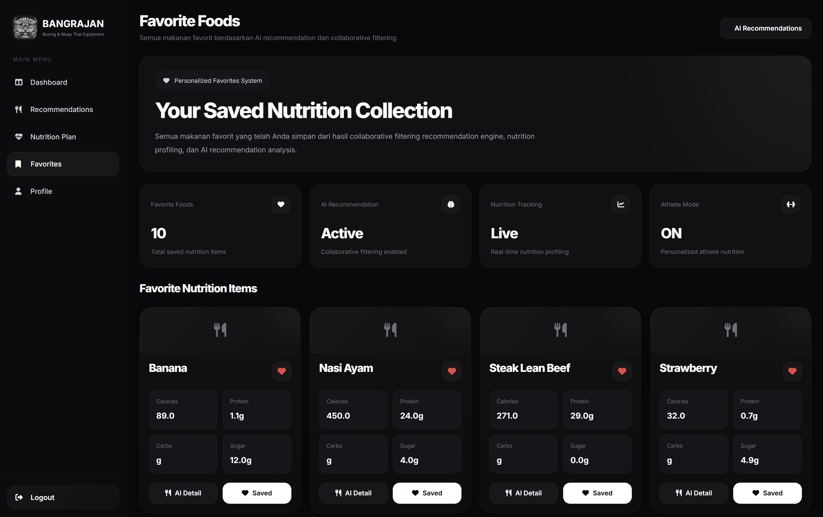 Smart Nutrition AI Platform preview 6